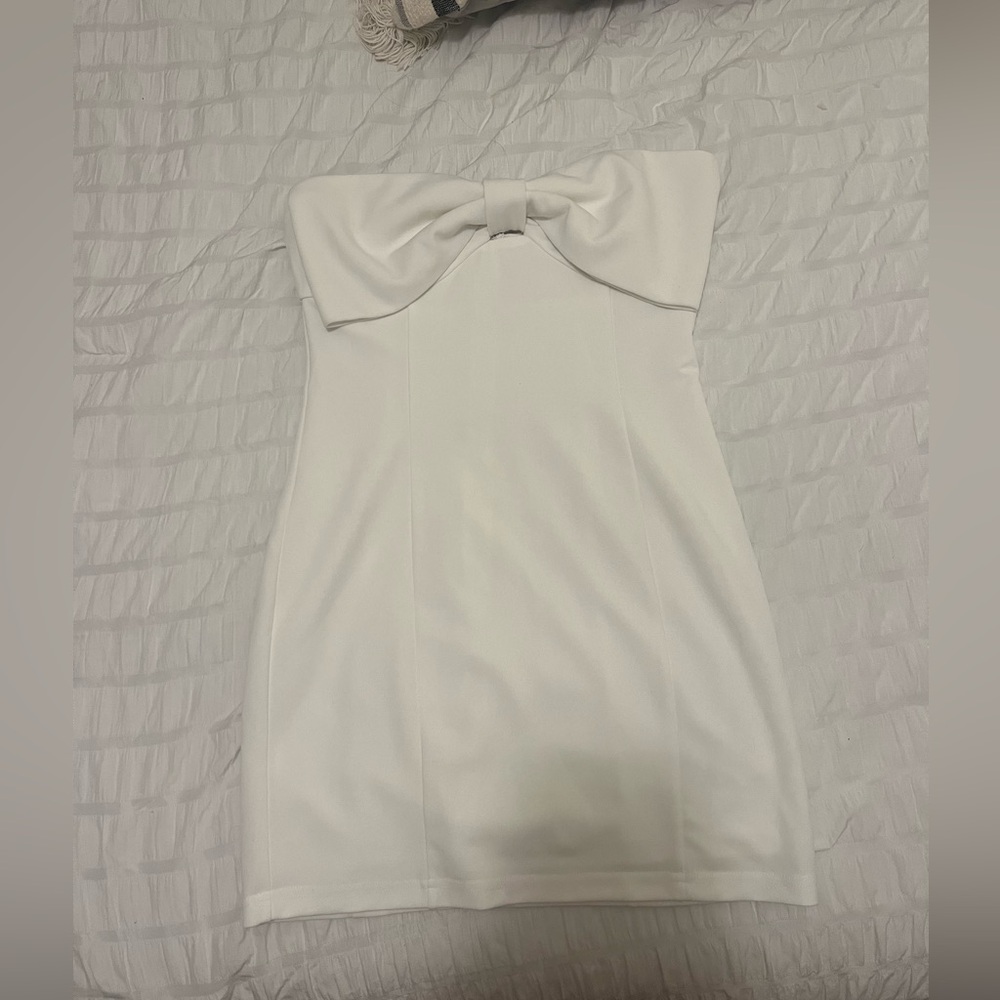 White Bow Dress